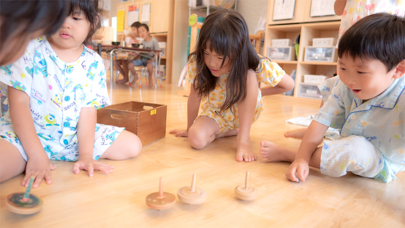 シープの保育の柱は「乳児・幼児時代を力強く豊かに体験して過ごす」ことです